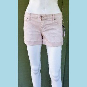 NWT TOMMY HILFIGER Blush Pink Cuffed Shorts 0